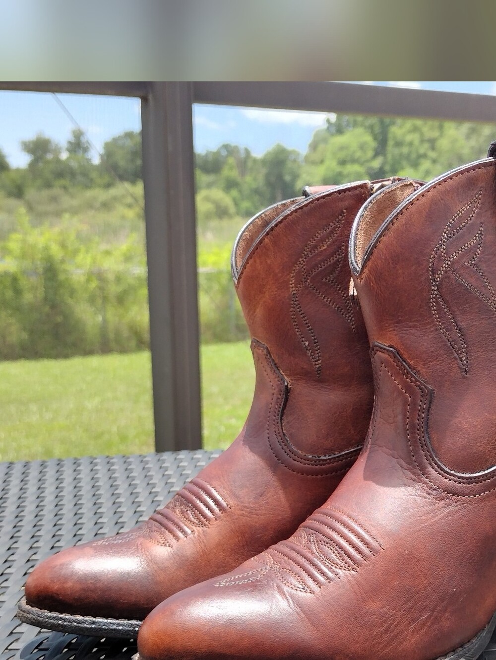 Ariat Darlin Western Boot In Sassy Brown - Picture 7 of 14